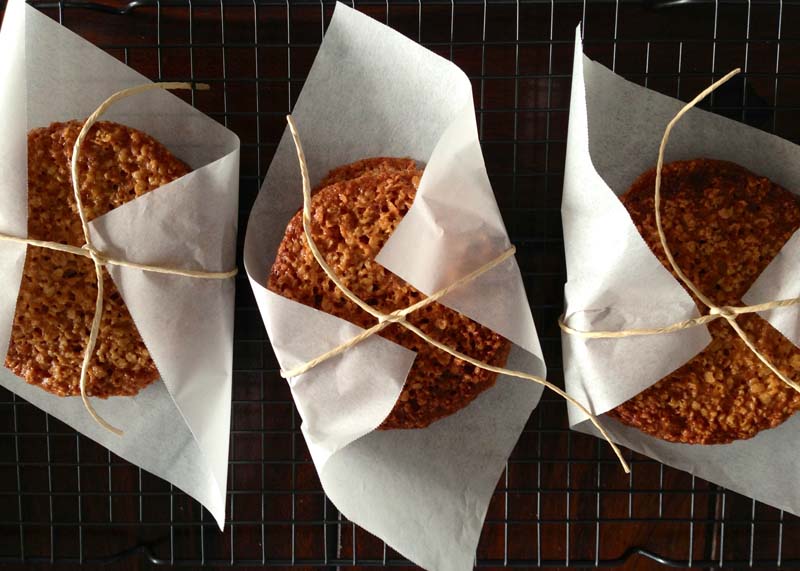 Scandinavian Oat Cookies (Havreflarn) คุ้กกี้ข้าวโอ๊ตแบบสแกนดิเนเวีย